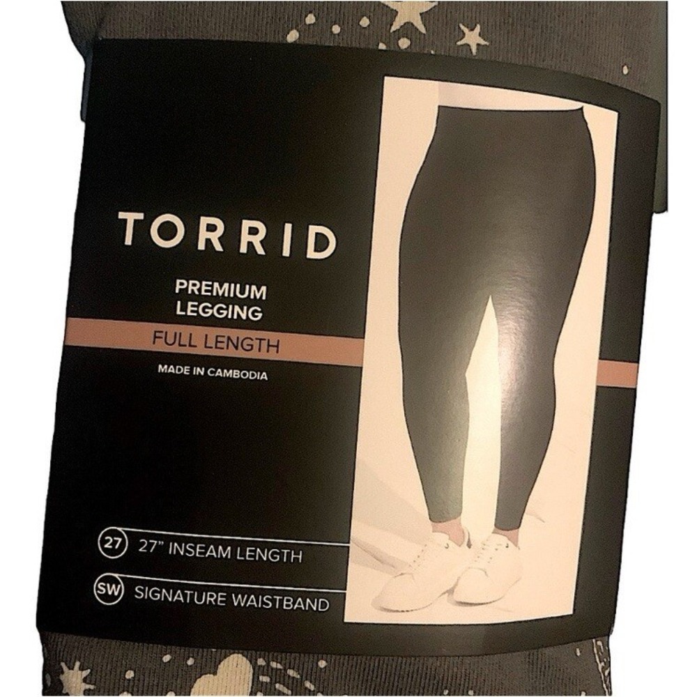 TORRID Celestial Love & Hearts Full Length Leggings NWT Size 1X - Picture 5 of 8